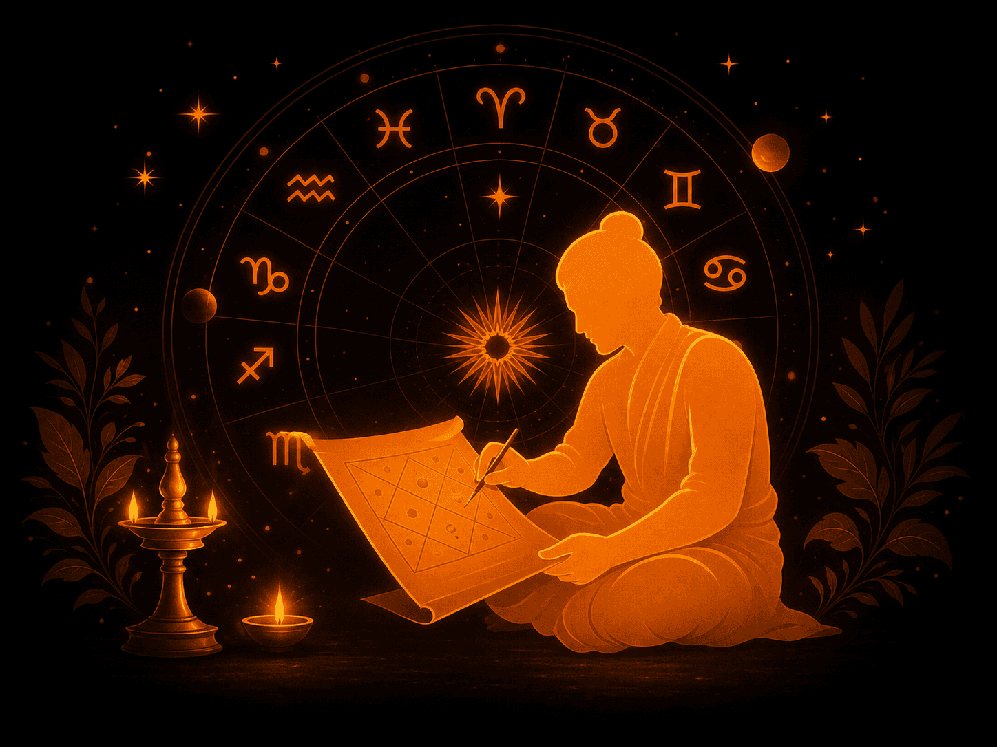 Horoscope Analysing Kerala astrology service image